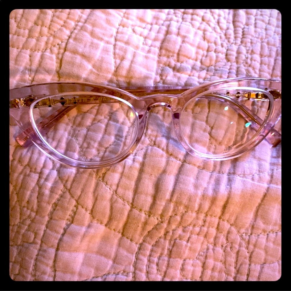 Warby parker evalina lavender crystal  Rare